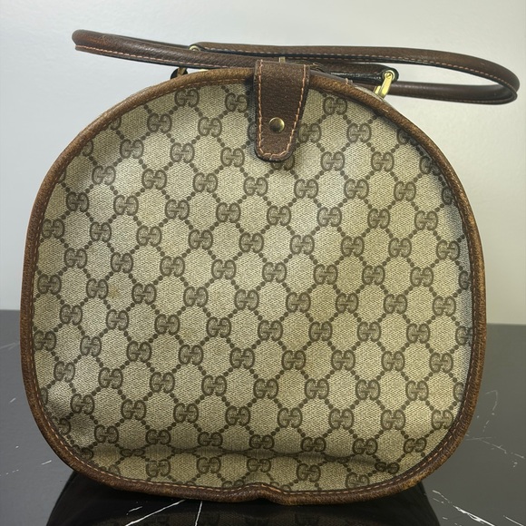 Vintage Gucci Boston Duffle/Doctor Bag Brown UNISEX - Picture 3 of 11